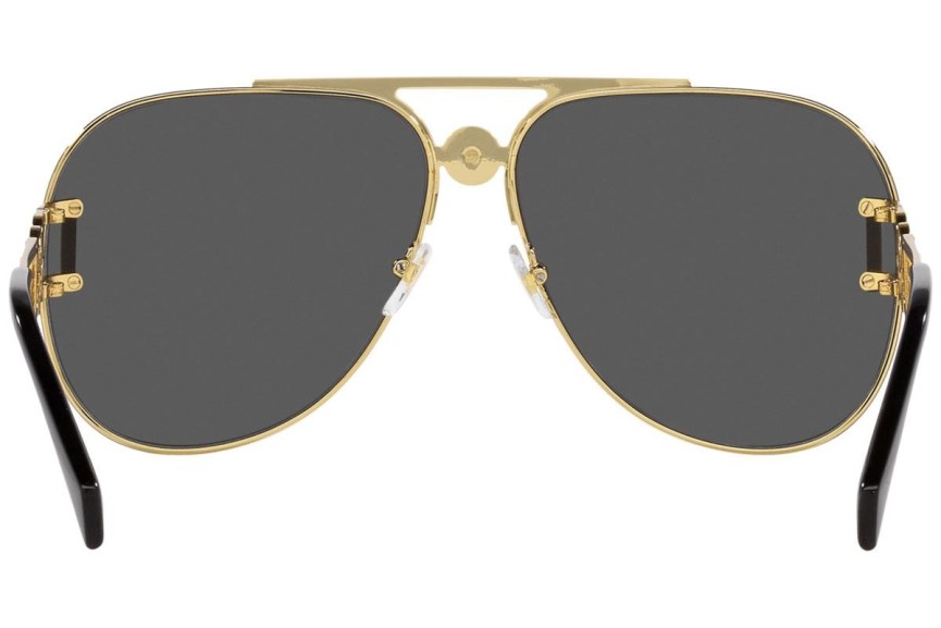 Okulary przeciwsłoneczne Versace VE2255 100287 Pilotki (Aviator) Złote