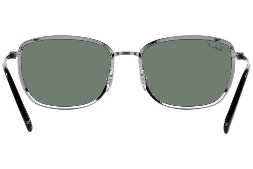 Okulary przeciwsłoneczne Ray-Ban RB3705 004/O9 Prostokątne Srebrne