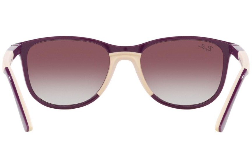 Okulary przeciwsłoneczne Ray-Ban Junior RJ9077S 71348G Kwadratowe Brązowe