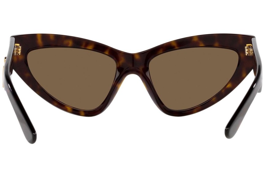 Okulary przeciwsłoneczne Dolce & Gabbana DG4439 502/73 Kocie oczy Havana