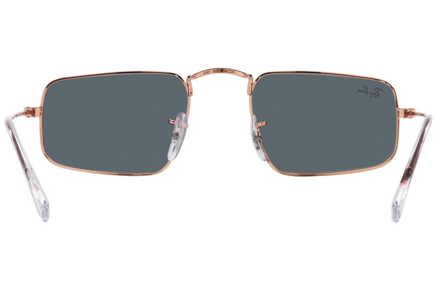 Okulary przeciwsłoneczne Ray-Ban Julie RB3957 9202R5 Prostokątne Brązowe