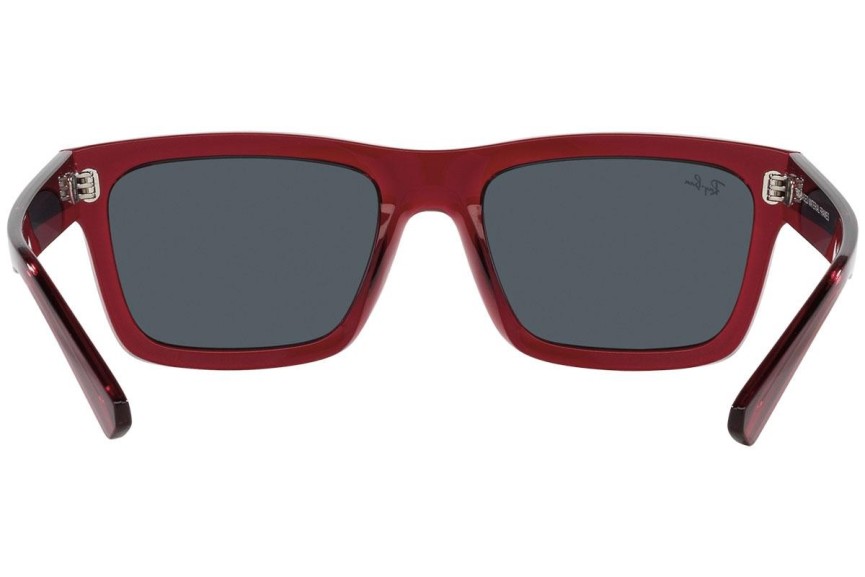 Okulary przeciwsłoneczne Ray-Ban Warren RB4396 667987 Prostokątne Czerwone