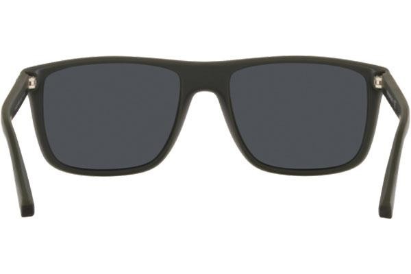 Okulary przeciwsłoneczne Emporio Armani EA4033 586587 Kwadratowe Czarne