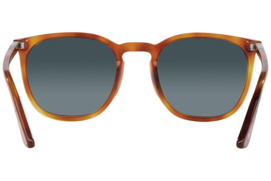 Okulary przeciwsłoneczne Persol PO3316S 96/S3 Polarized Kwadratowe Havana