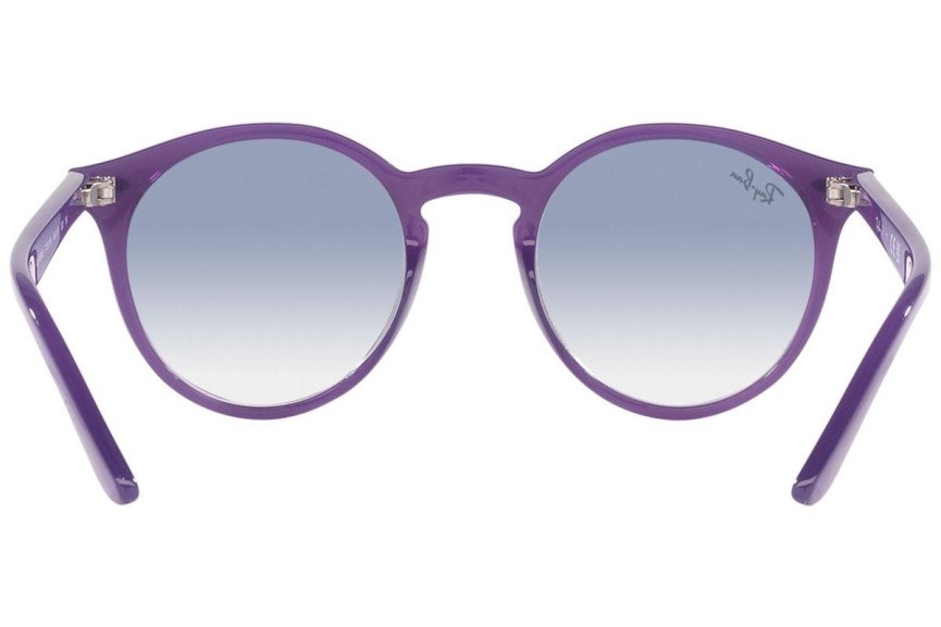 Okulary przeciwsłoneczne Ray-Ban Junior RJ9064S 713119 Okrągłe Fioletowe