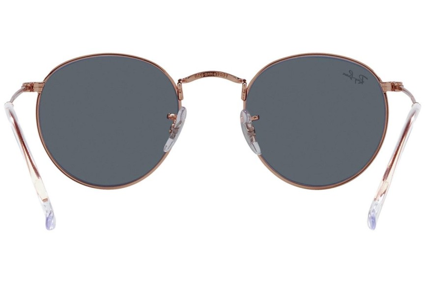 Okulary przeciwsłoneczne Ray-Ban Round Metal RB3447 9202R5 Okrągłe Brązowe