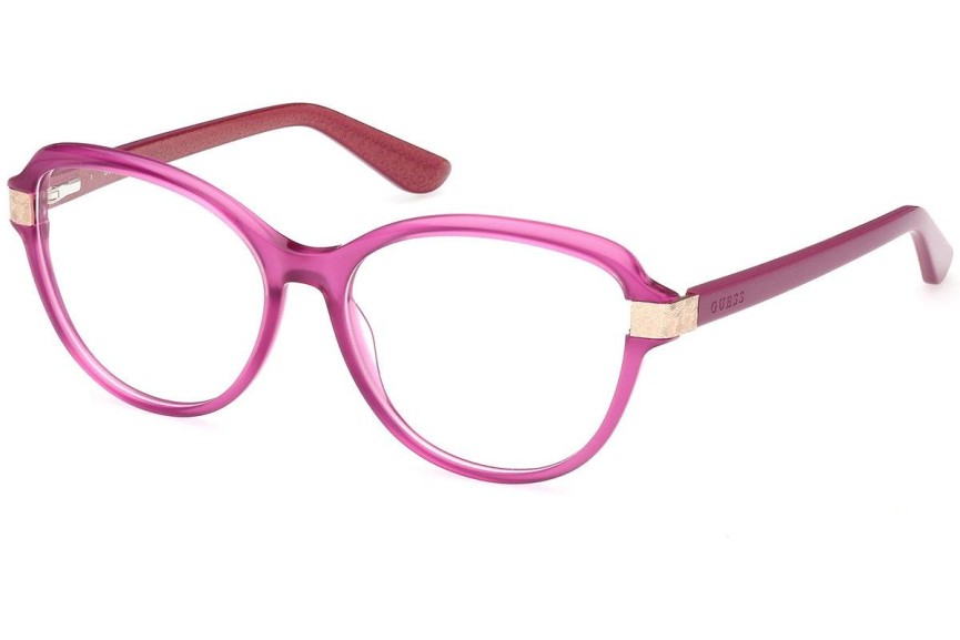 Okulary korekcyjne Guess GU2955 081 Kocie oczy Różowe