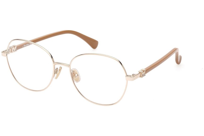 Okulary korekcyjne Max Mara MM5034 32A Okrągłe Złote