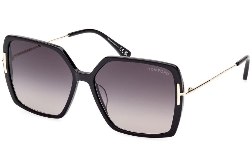 Okulary przeciwsłoneczne Tom Ford FT1039 01B Kwadratowe Czarne