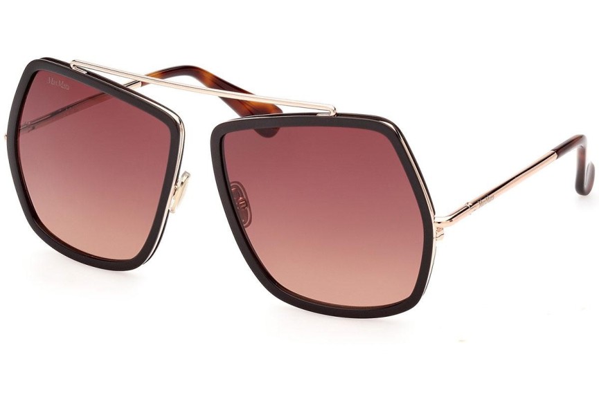 Okulary przeciwsłoneczne Max Mara MM0060 50F Nieregularny Brązowe