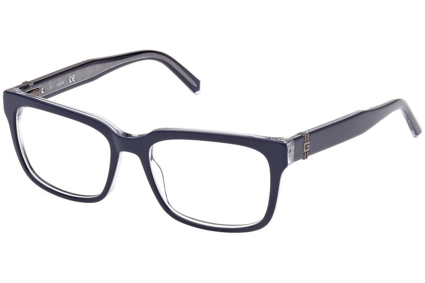 Okulary korekcyjne Guess GU50084 092 Prostokątne Niebieskie