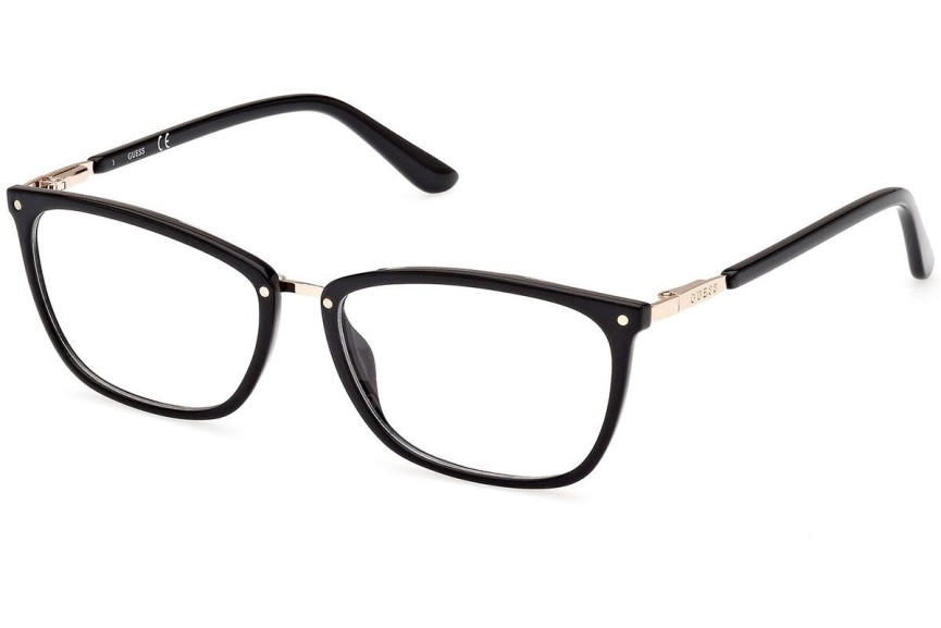 Okulary korekcyjne Guess GU2958 001 Prostokątne Czarne