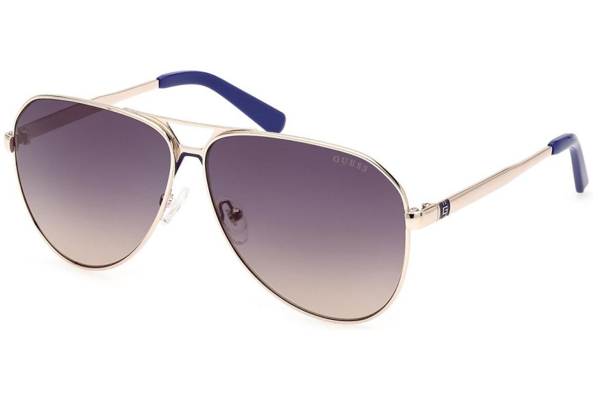 Okulary przeciwsłoneczne Guess GU00069 32W Pilotki (Aviator) Złote