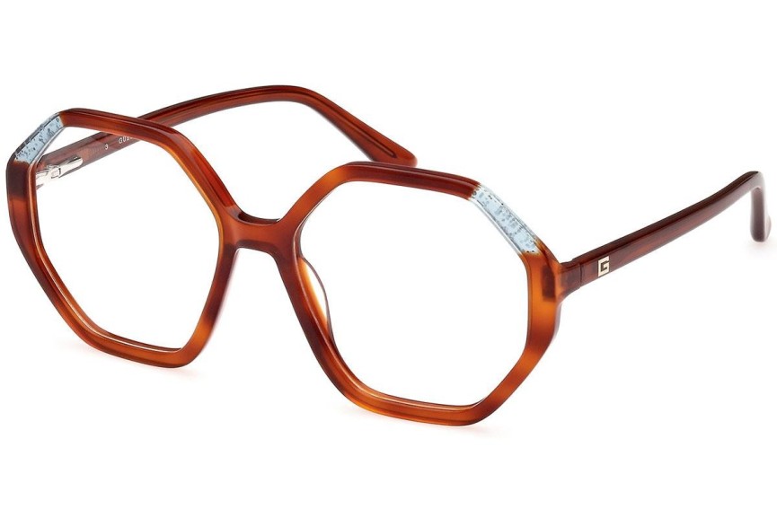 Okulary korekcyjne Guess GU2951 056 Nieregularny Havana