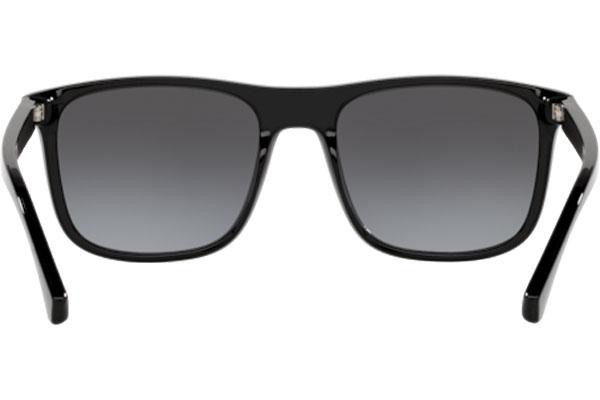 Okulary przeciwsłoneczne Emporio Armani EA4129 50018G Kwadratowe Czarne