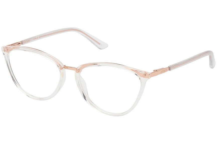 Okulary korekcyjne Guess GU2957 026 Kocie oczy Przezroczyste