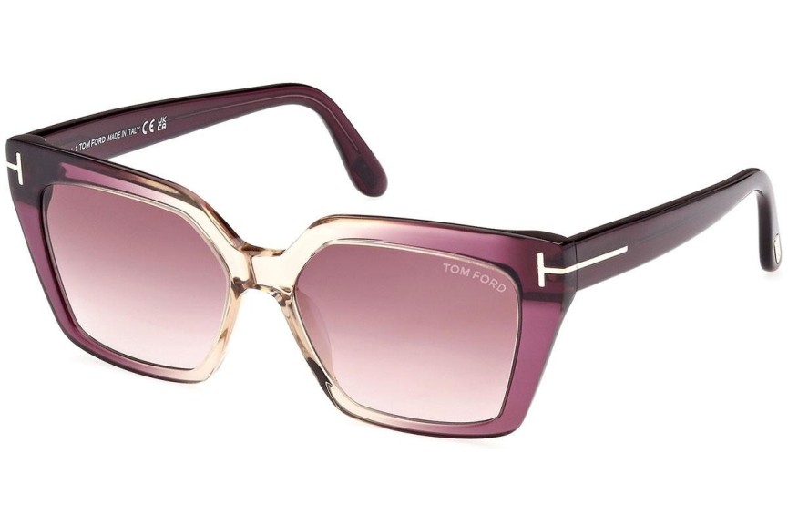 Okulary przeciwsłoneczne Tom Ford FT1030 83Z Kocie oczy Fioletowe