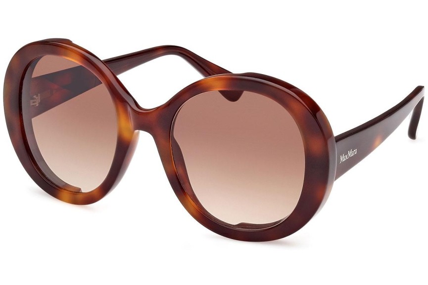 Okulary przeciwsłoneczne Max Mara MM0074 52F Oversize Havana