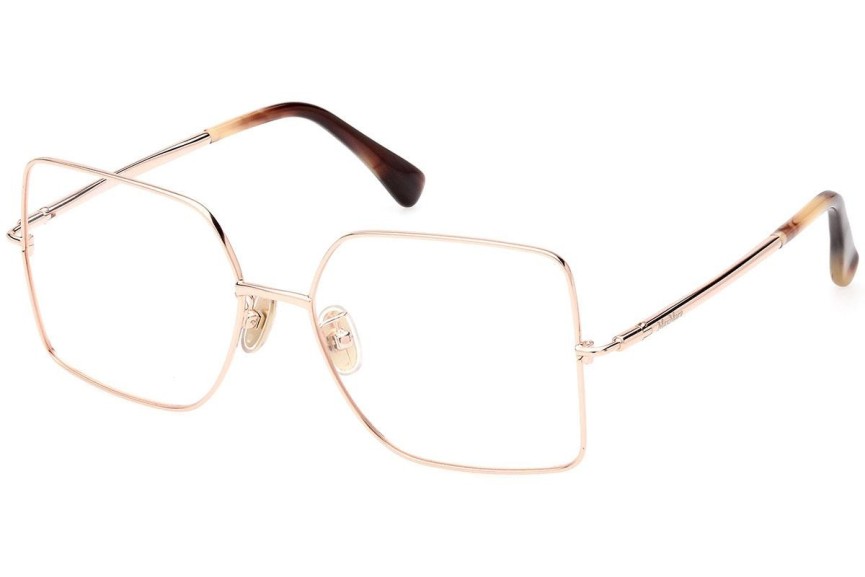 Okulary korekcyjne Max Mara MM5098-H 033 Kwadratowe Złote