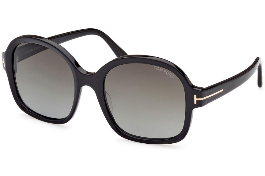 Okulary przeciwsłoneczne Tom Ford FT1034 01B Oversize Czarne