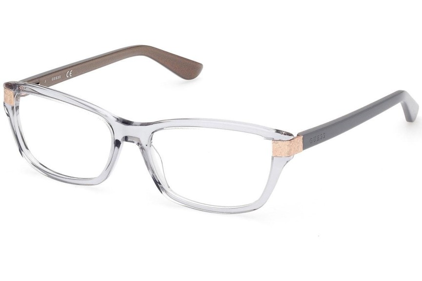 Okulary korekcyjne Guess GU2956 020 Prostokątne Szare