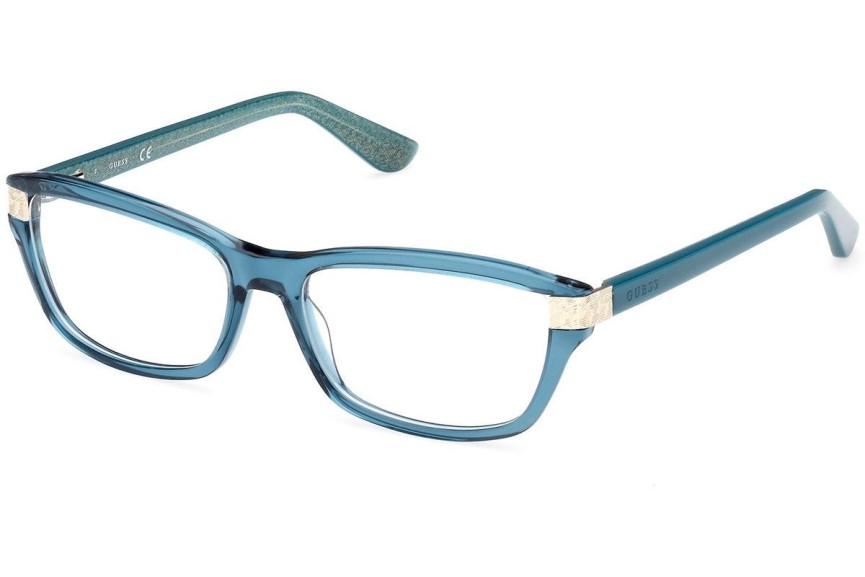 Okulary korekcyjne Guess GU2956 087 Prostokątne Niebieskie