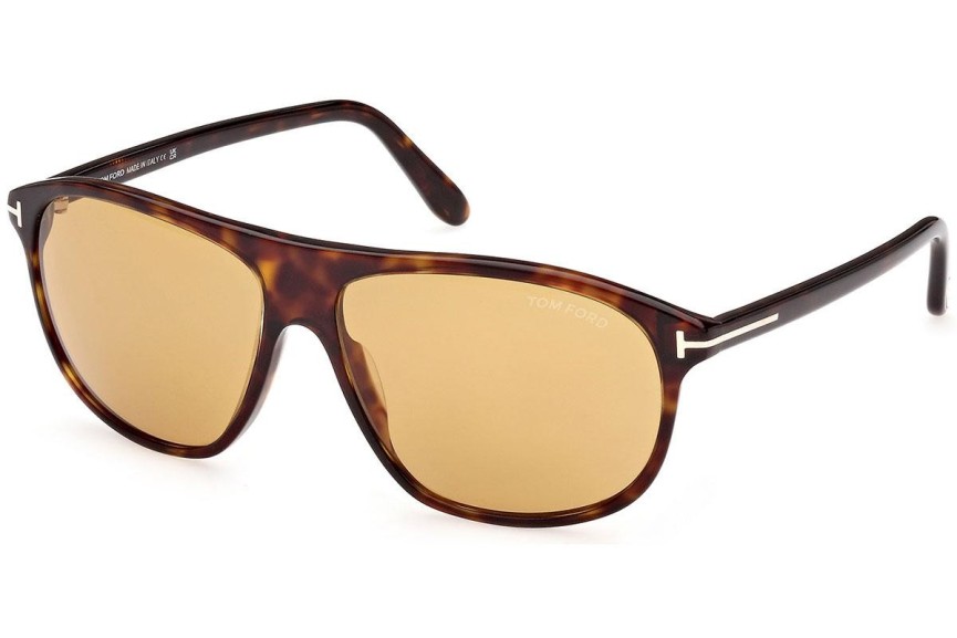 Okulary przeciwsłoneczne Tom Ford FT1027 52E Pilotki (Aviator) Havana