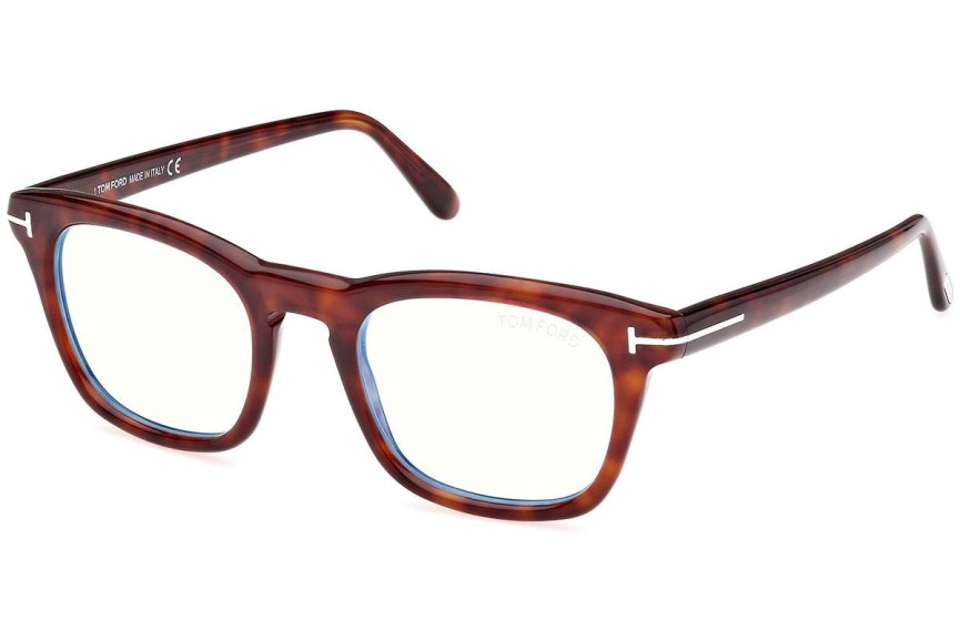 Okulary korekcyjne Tom Ford FT5870-B 054 Kwadratowe Havana