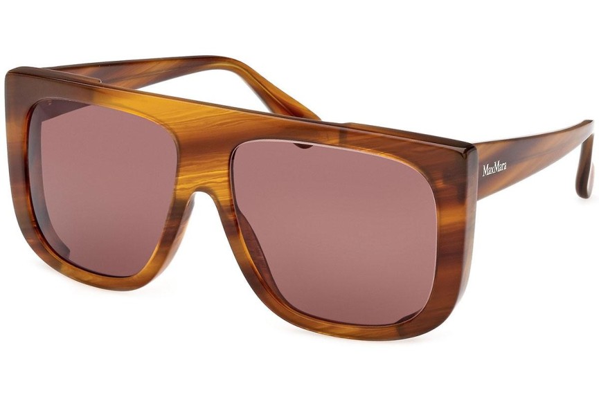 Okulary przeciwsłoneczne Max Mara MM0073 50E Flat Top Havana