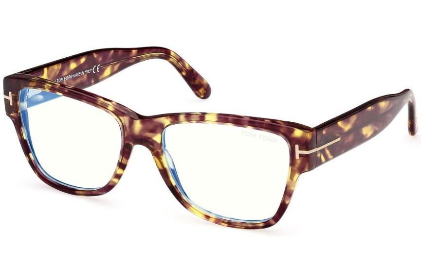 Okulary korekcyjne Tom Ford FT5878-B 055 Kwadratowe Havana