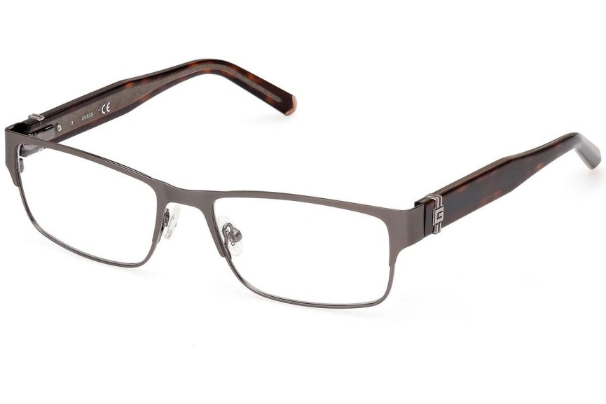 Okulary korekcyjne Guess GU50082 009 Prostokątne Brązowe