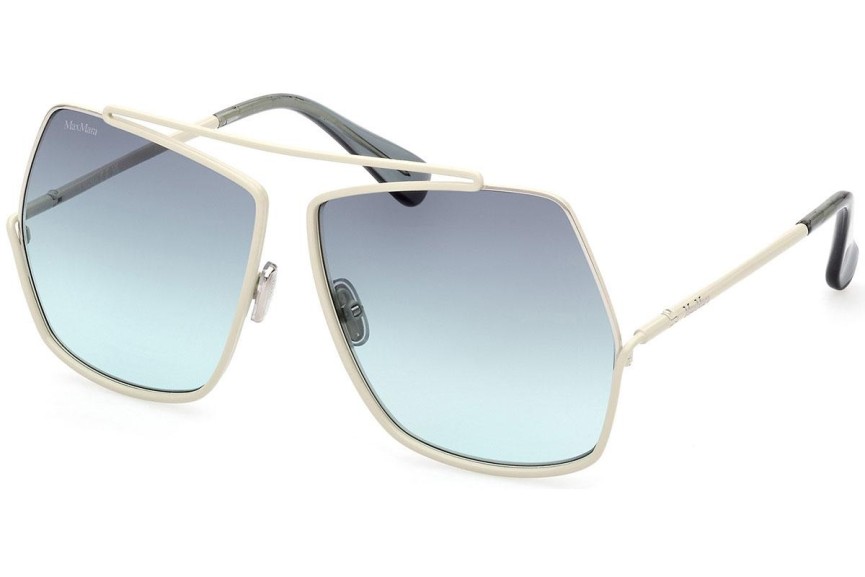 Okulary przeciwsłoneczne Max Mara Elsa MM0006 18W Nieregularny Białe