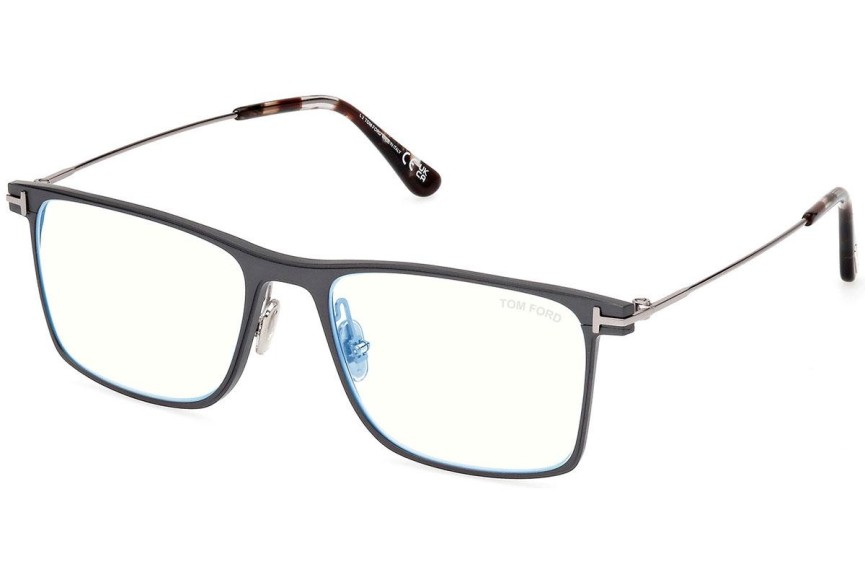 Okulary korekcyjne Tom Ford FT5865-B 020 Prostokątne Szare