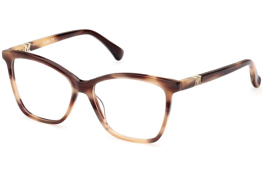 Okulary korekcyjne Max Mara MM5017 047 Kocie oczy Havana