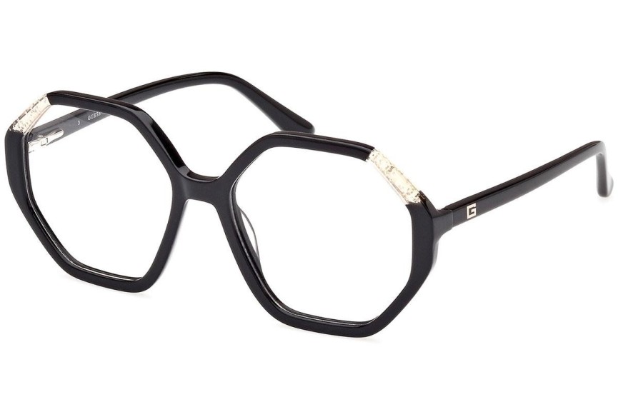 Okulary korekcyjne Guess GU2951 001 Nieregularny Czarne