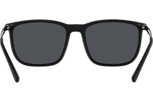 Okulary przeciwsłoneczne Emporio Armani EA4154 500187 Kwadratowe Czarne