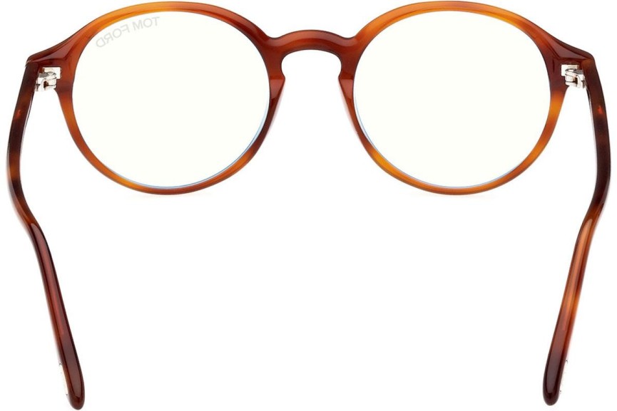 Okulary korekcyjne Tom Ford FT5867-B 053 Okrągłe Havana