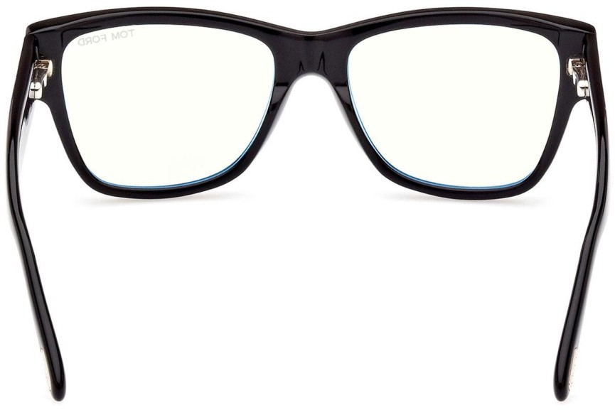 Okulary korekcyjne Tom Ford FT5878-B 001 Kwadratowe Czarne