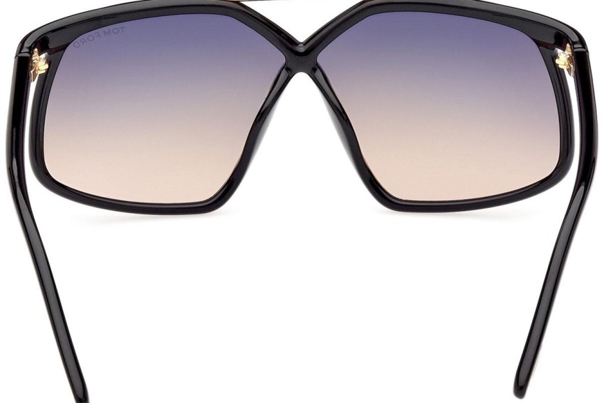 Okulary przeciwsłoneczne Tom Ford FT1038 01B Nieregularny Czarne