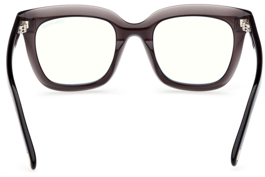 Okulary korekcyjne Tom Ford FT5880-B 020 Kwadratowe Brązowe