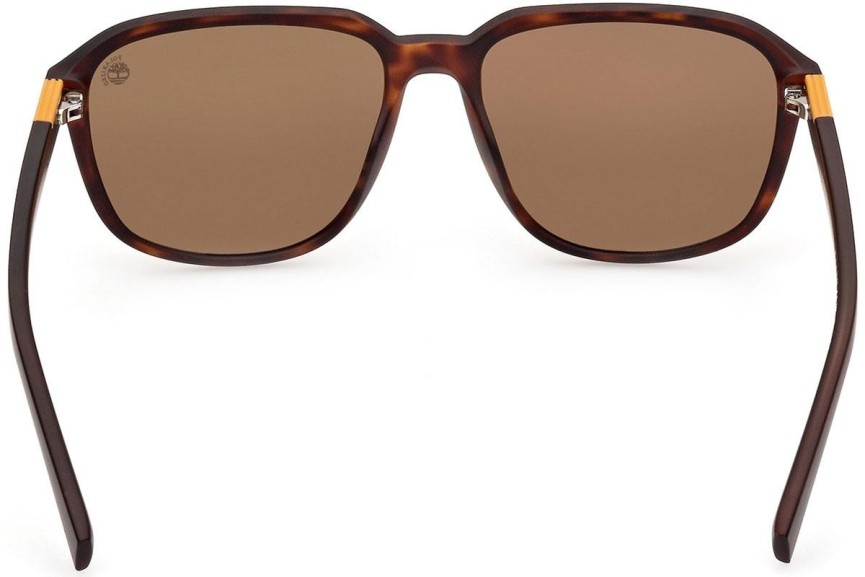 Okulary przeciwsłoneczne Timberland TB9311 52H Polarized Kwadratowe Havana