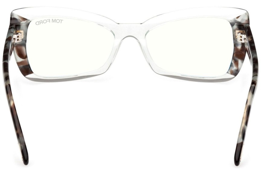 Okulary korekcyjne Tom Ford FT5879-B 093 Kocie oczy Zielone