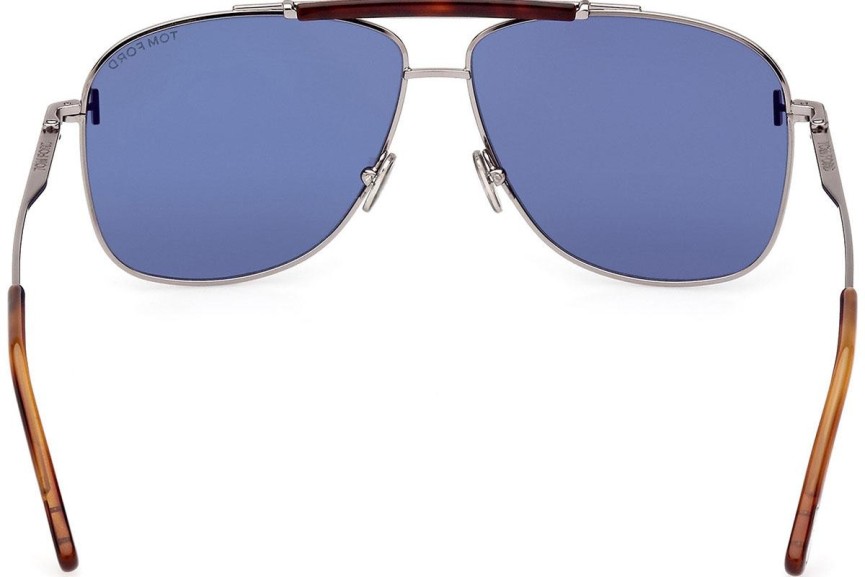 Okulary przeciwsłoneczne Tom Ford FT1017 14V Pilotki (Aviator) Srebrne