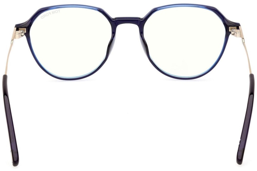 Okulary korekcyjne Tom Ford FT5875-B 090 Okrągłe Czarne