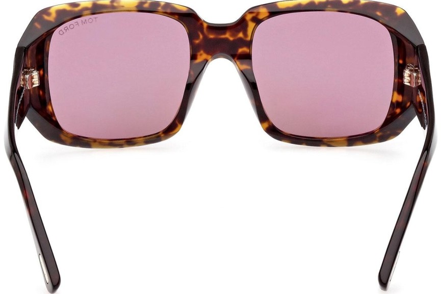 Okulary przeciwsłoneczne Tom Ford FT1035 52Y Kwadratowe Havana