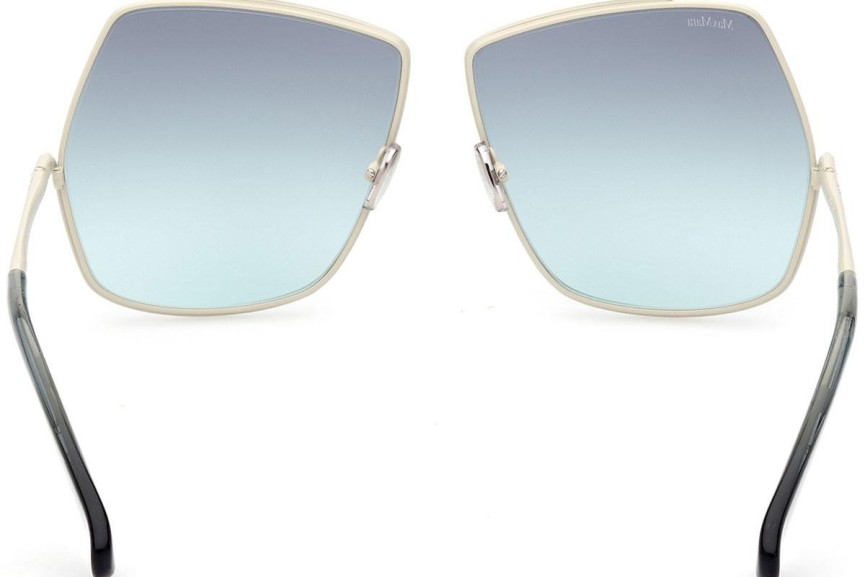 Okulary przeciwsłoneczne Max Mara Elsa MM0006 18W Nieregularny Białe