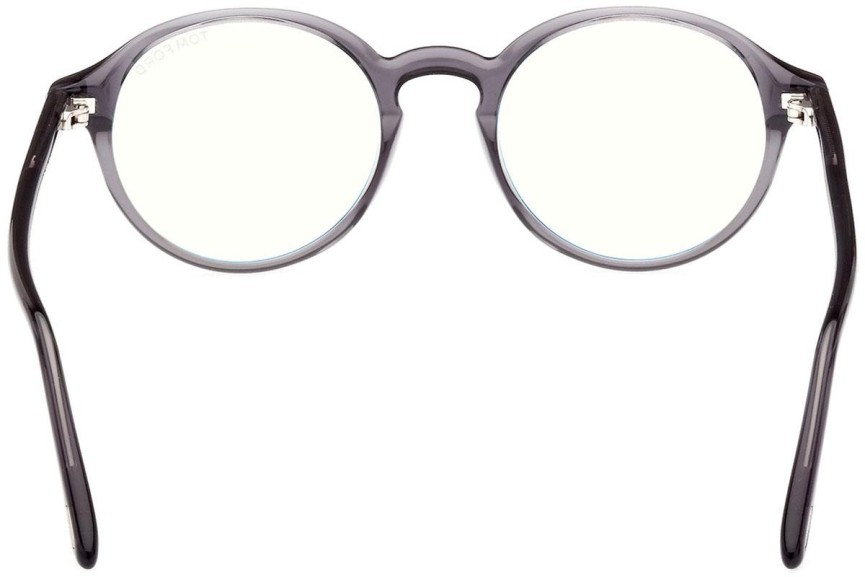 Okulary korekcyjne Tom Ford FT5867-B 020 Okrągłe Szare