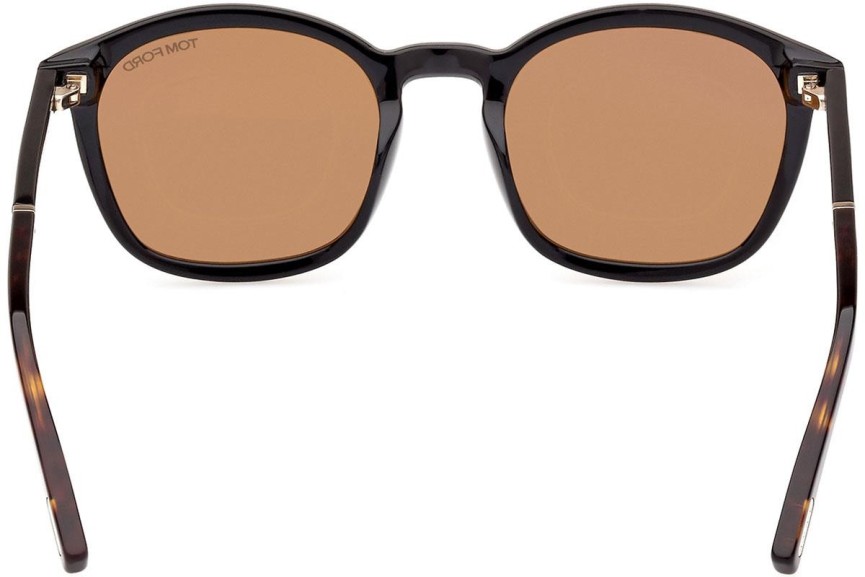 Okulary przeciwsłoneczne Tom Ford FT1020 01E Pilotki (Aviator) Czarne