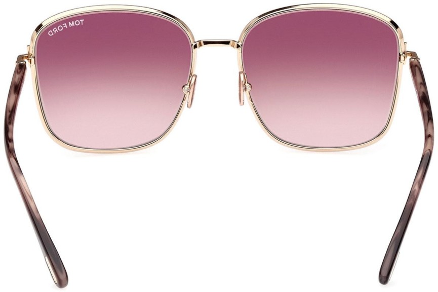 Okulary przeciwsłoneczne Tom Ford FT1029 28Z Kwadratowe Złote