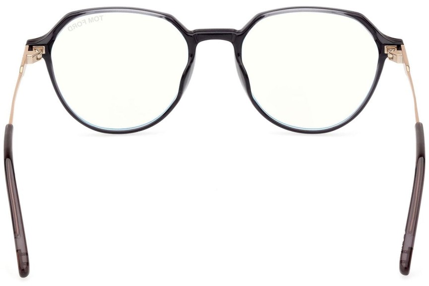 Okulary korekcyjne Tom Ford FT5875-B 020 Okrągłe Czarne